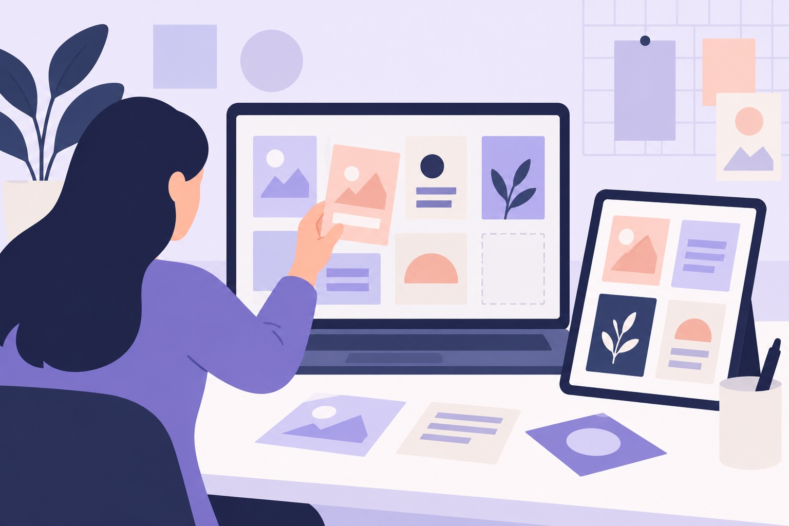 Digital product ideas displayed as an online shop collection
